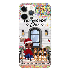 Personalized Best Dog Mom Ever Phonecase Printed PNHQ2203