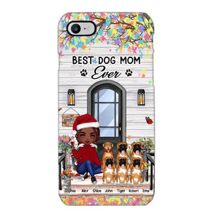 Personalized Best Dog Mom Ever Phonecase Printed PNHQ2203