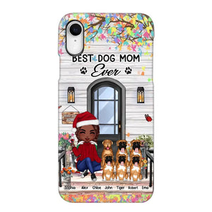 Personalized Best Dog Mom Ever Phonecase Printed PNHQ2203