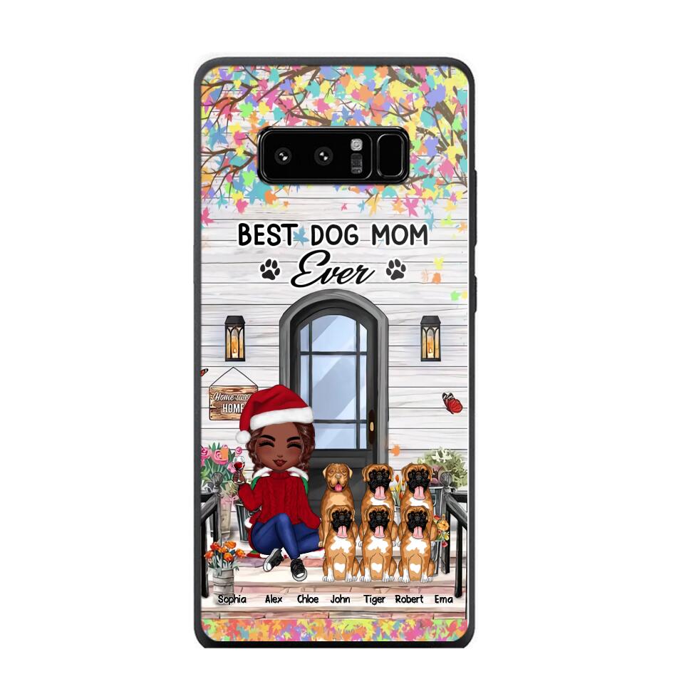 Personalized Best Dog Mom Ever Phonecase Printed PNHQ2203