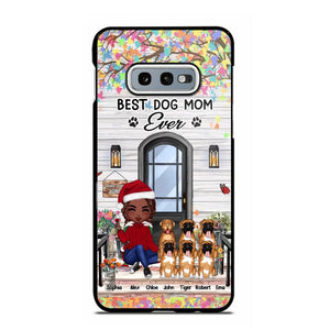 Personalized Best Dog Mom Ever Phonecase Printed PNHQ2203