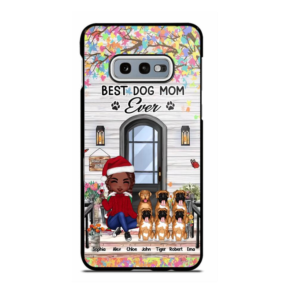 Personalized Best Dog Mom Ever Phonecase Printed PNHQ2203