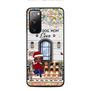 Personalized Best Dog Mom Ever Phonecase Printed PNHQ2203