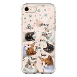 Personalized Upload Your Cat Photo Cat Lovers Silicon Phonecase 23MAR-DT22