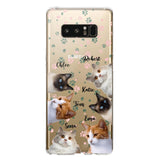 Personalized Upload Your Cat Photo Cat Lovers Silicon Phonecase 23MAR-DT22