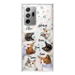 Personalized Upload Your Cat Photo Cat Lovers Silicon Phonecase 23MAR-DT22