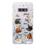 Personalized Upload Your Cat Photo Cat Lovers Silicon Phonecase 23MAR-DT22