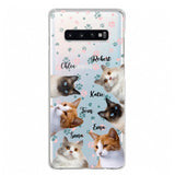 Personalized Upload Your Cat Photo Cat Lovers Silicon Phonecase 23MAR-DT22