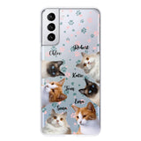 Personalized Upload Your Cat Photo Cat Lovers Silicon Phonecase 23MAR-DT22