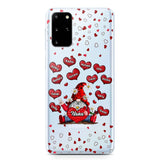 Personalized Grandma Nana Mom Aunt Kid Name Heart Hippie Silicon Phonecase QTDT2203