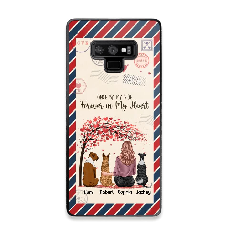 Personalized Dog Lovers Once By My Side Forever In My Heart Phonecase Printed PNDT2203