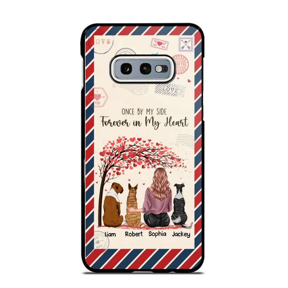 Personalized Dog Lovers Once By My Side Forever In My Heart Phonecase Printed PNDT2203