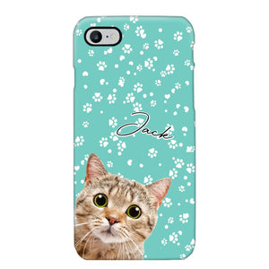 Personalized Upload Your Pet Photo Pet Lovers Silicon Phonecase 23MAR-HQ22