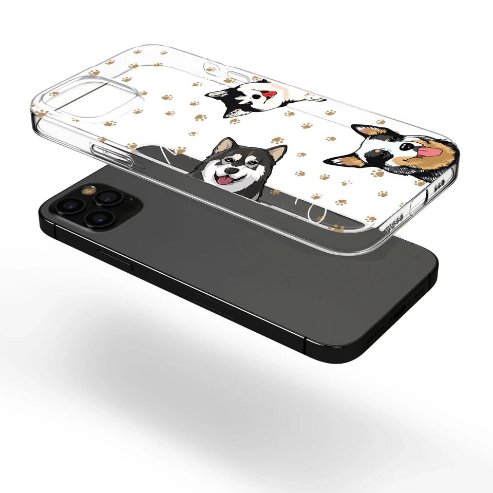 Personalized Dog Lovers Silicon Phonecase 23MAR-HQ22