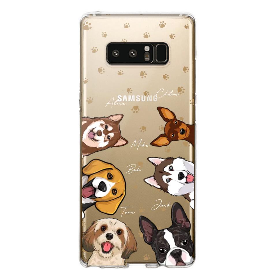 Personalized Dog Lovers Silicon Phonecase 23MAR-HQ22