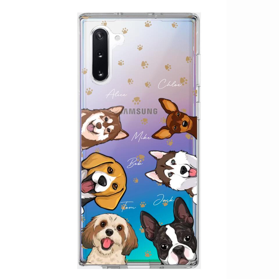 Personalized Dog Lovers Silicon Phonecase 23MAR-HQ22