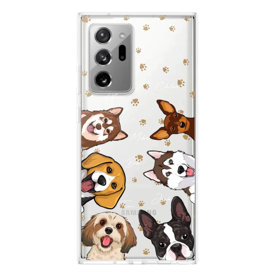 Personalized Dog Lovers Silicon Phonecase 23MAR-HQ22