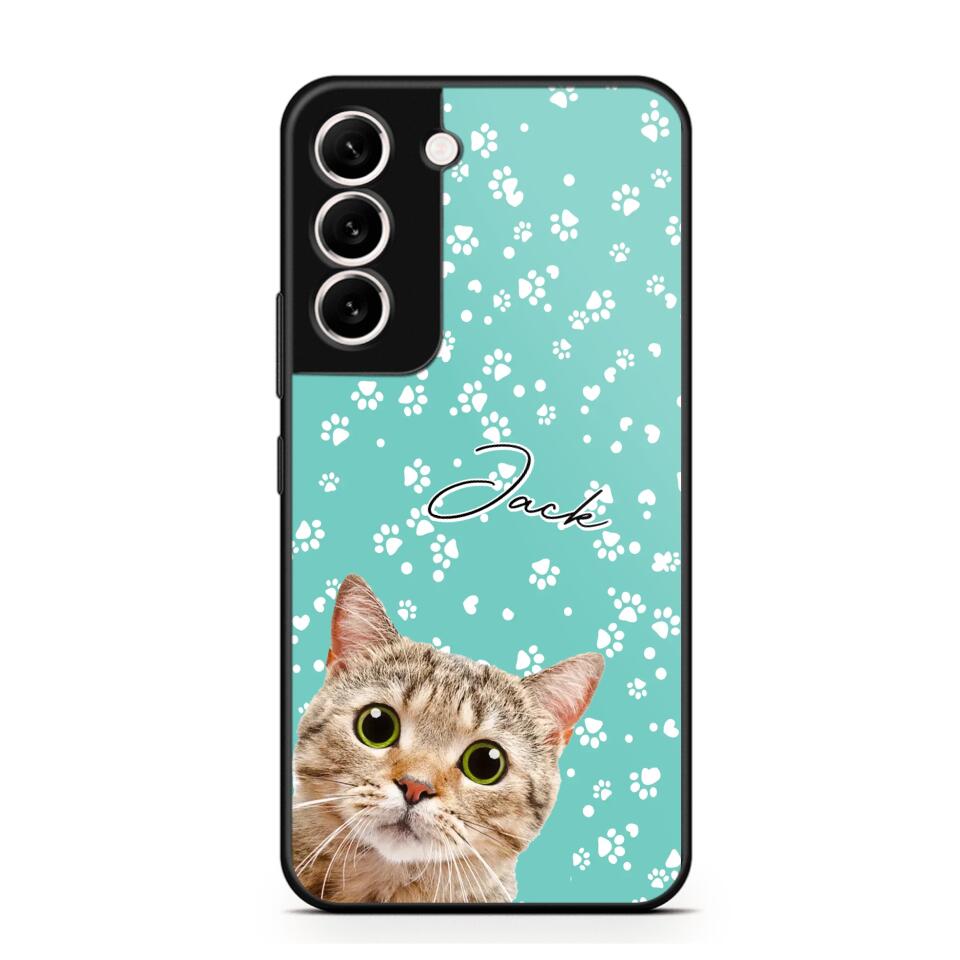 Personalized Upload Your Pet Photo Pet Lovers Silicon Phonecase 23MAR-HQ22