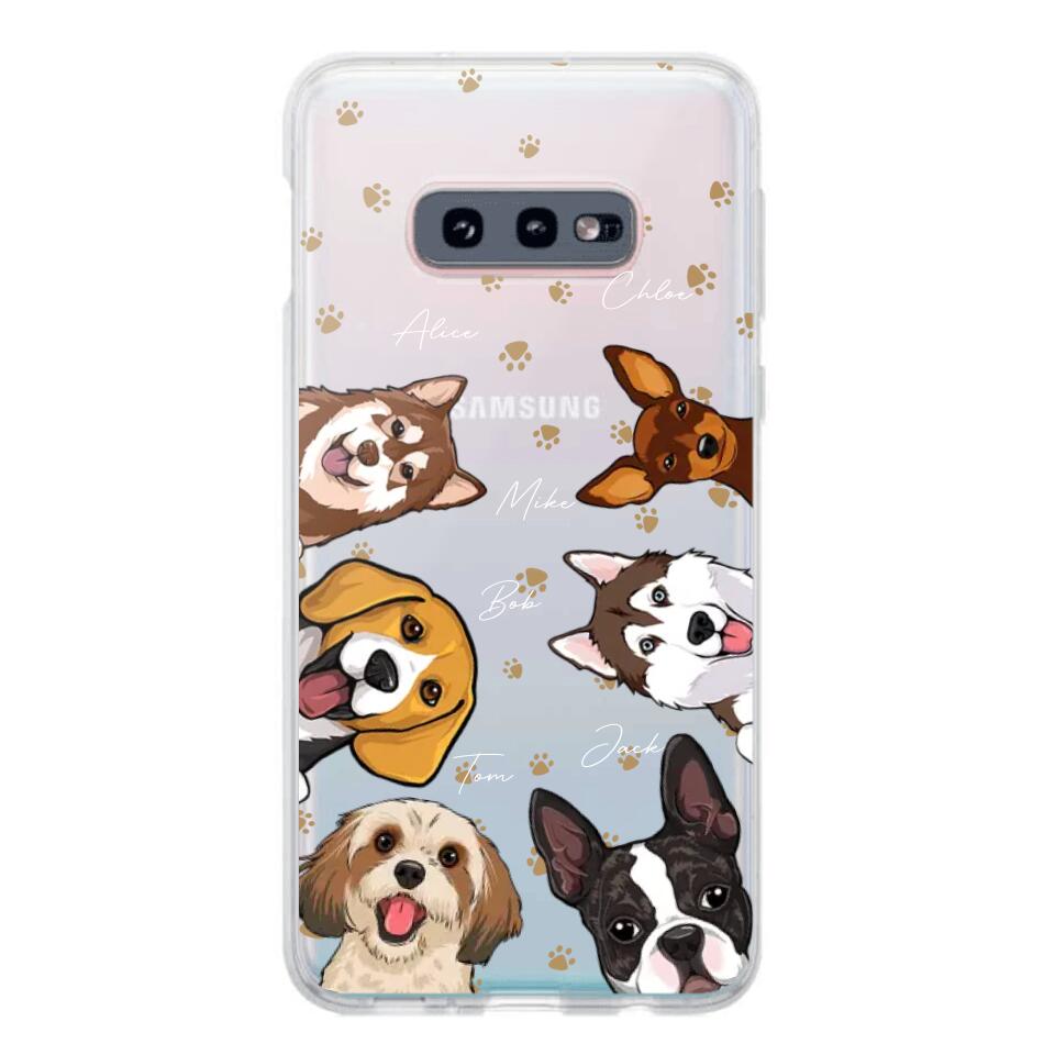 Personalized Dog Lovers Silicon Phonecase 23MAR-HQ22