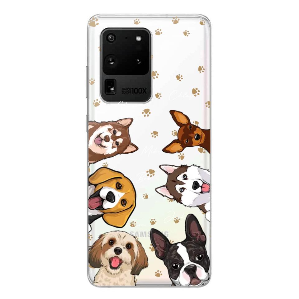 Personalized Dog Lovers Silicon Phonecase 23MAR-HQ22