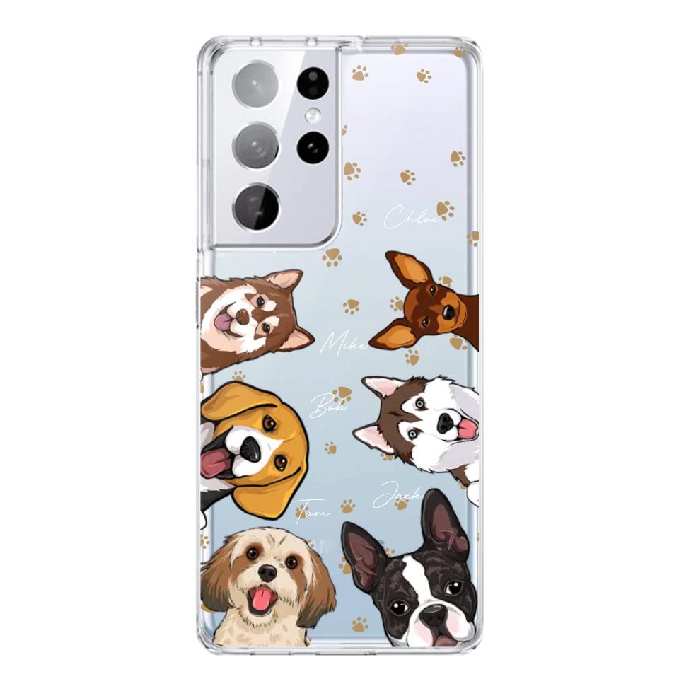 Personalized Dog Lovers Silicon Phonecase 23MAR-HQ22