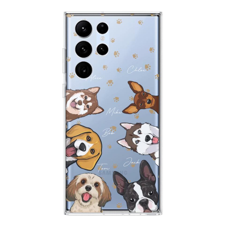 Personalized Dog Lovers Silicon Phonecase 23MAR-HQ22