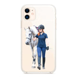 Personalized Upload Your Horse Riding Horse Lovers Silicon Phonecase 23MAR-HQ23