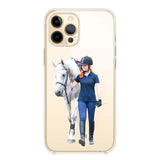 Personalized Upload Your Horse Riding Horse Lovers Silicon Phonecase 23MAR-HQ23