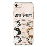 Personalized Cat Mom Paw Silicon Phonecase PNDT2303