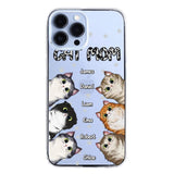 Personalized Cat Mom Paw Silicon Phonecase PNDT2303