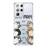 Personalized Cat Mom Paw Silicon Phonecase PNDT2303