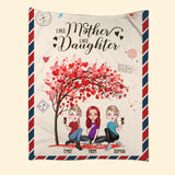 Personalized Like Mother Like Daughter Mom And Daughter Gifts  Quilt Blanket Printed PNDT2803
