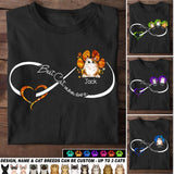 Personalized Best Cat Mom Ever Cat Lovers Fall Paw Tshirt Printed QTHQ3103