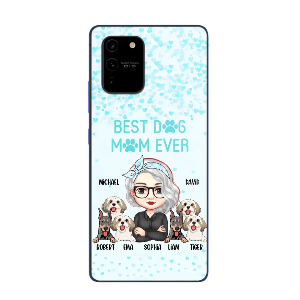 Personalized Crazy Dog Lady Best Dog Mom Ever Fur Mama Dog Lovers Phonecase Printed PNDT3103