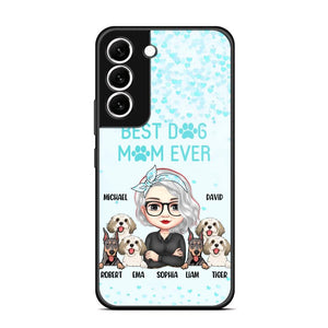 Personalized Crazy Dog Lady Best Dog Mom Ever Fur Mama Dog Lovers Phonecase Printed PNDT3103