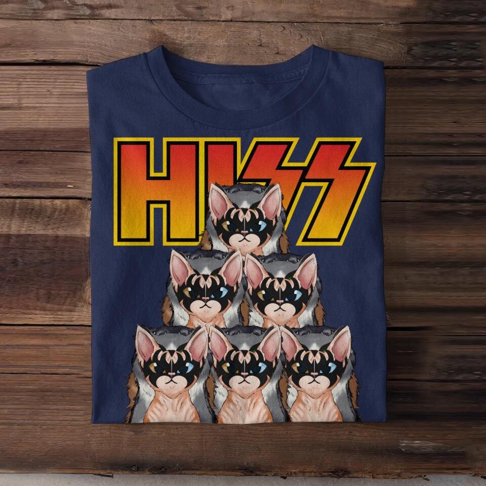 Personalized Hizz Cat Lovers Tshirt Printed QTDT3103