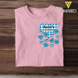 Personalized Grandma Sweethearts & Kid's Name Tshirt Printed 23APR-HQ01