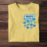 Personalized Grandma Sweethearts & Kid's Name Tshirt Printed 23APR-HQ01