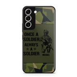 Personalized Sweden Soldier/Veteran Once A Soldier Always A Soldier Phonecase Printed 23APR-BQT04