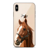 Personalized Upload Your Horse Photo Horse Lovers Silicon Phonecase