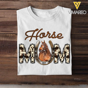 Personalized Upload Horse Photo Gift For Horse Mom Tshirt Printed 23APR-HQ15