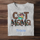 Personalized Cat Mama With Cat Name Cat Lovers Gift Tshirt Printed 23APR-BQT19