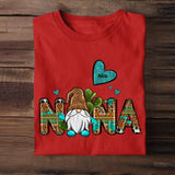 Personalized Nana Gnome Heart Kid Name T-shirt Printed 23APR-PTN20