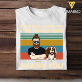 Personalized Dear Dad, Great Job I'm Awesome Dog Dad Dog Lovers Gift Printed Tshirts 23APR-HQ24