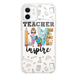 Personalized Teacher Love Inspire & Name Phonecase Printed PNBQT2404