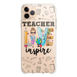 Personalized Teacher Love Inspire & Name Phonecase Printed PNBQT2404