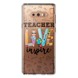 Personalized Teacher Love Inspire & Name Phonecase Printed PNBQT2404