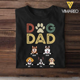 Personalized Dog Dad Gift for Father for Dad Tshirt QTTB2604