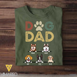 Personalized Dog Dad Gift for Father for Dad Tshirt QTTB2604