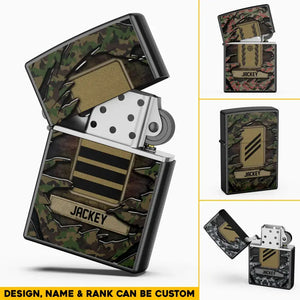 Personalized Swiss Veteran/Soldier Lighter Case Printed 23APR-HQ27